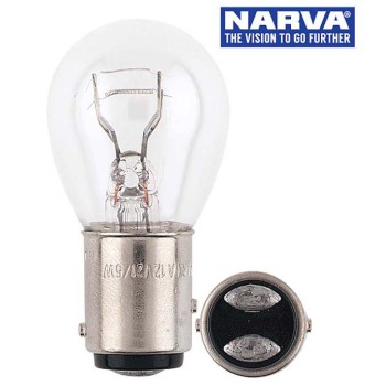 Narva 47380 - 12V 21/5W BAY15D P21/5W Incandescent Globes (Box of 10)